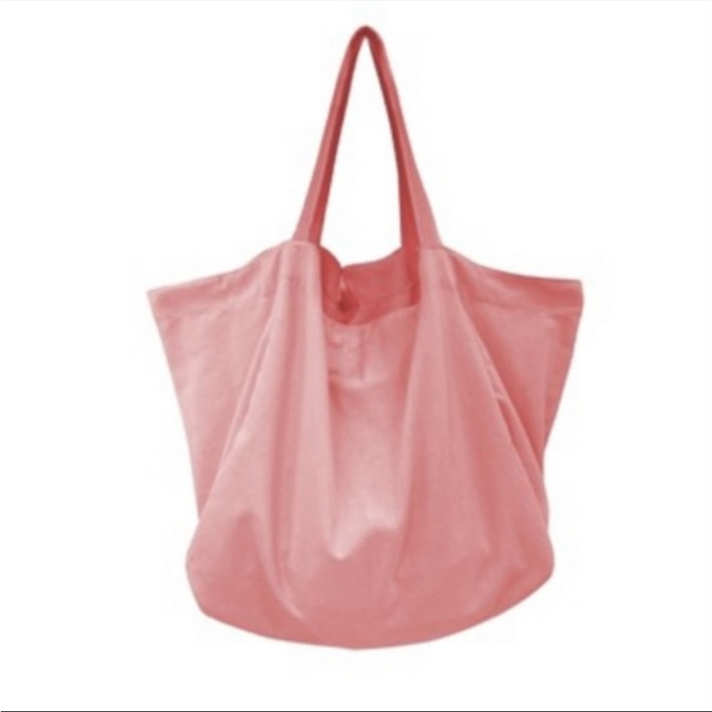 NWT ExcUsed Oversized Reusable Tote Pink Can hold up to 55 pounds